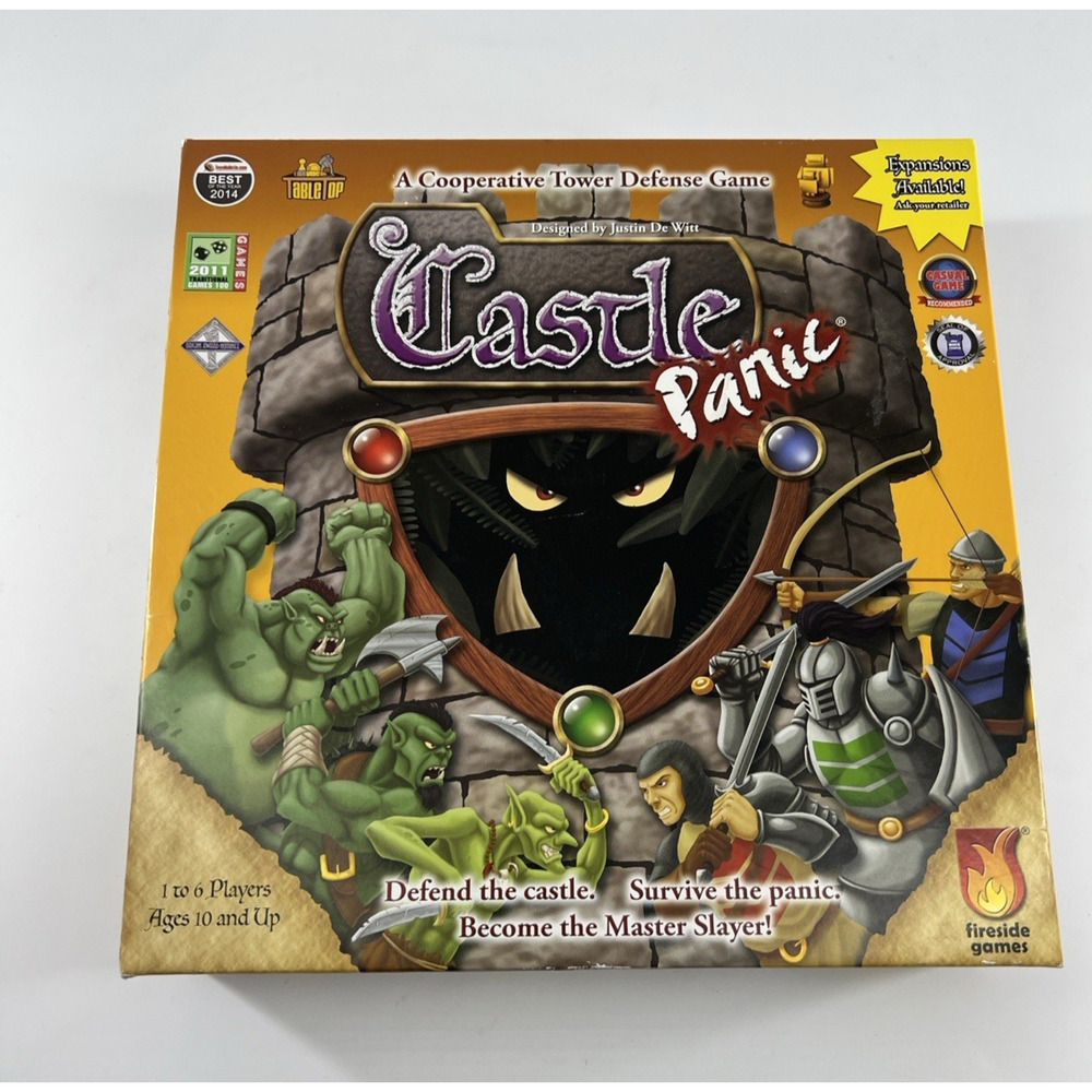 Castle Panic Board Game Defense Castle Master Slayer Collectible Gamer
